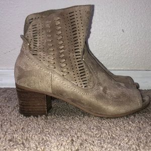 Not Rated open toe heels